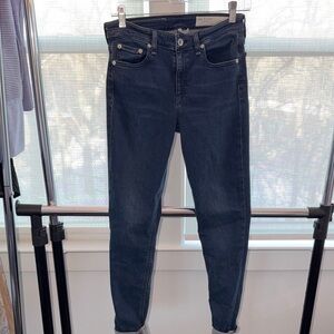 rag & bone Cate Mid-Rise Skinny Tiger Lily Skinny Jeans